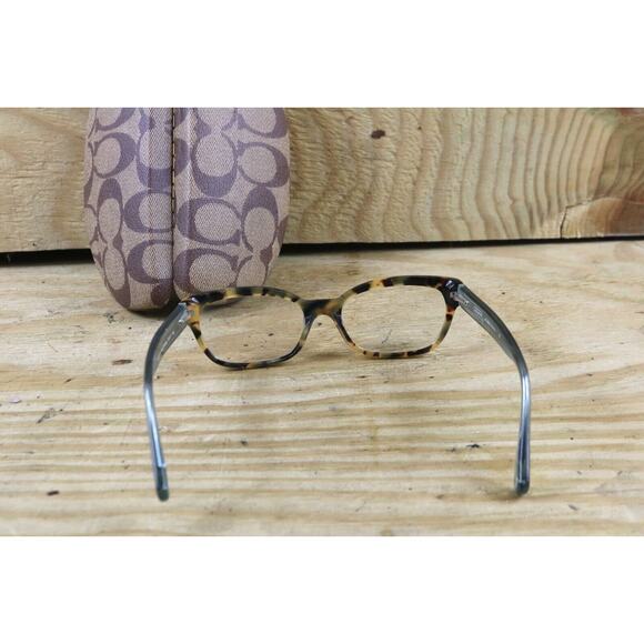 Coach Eyeglass Womens Dark Vintage Tortoise Eyeglasses with Case Hadley 5093 - Picture 8 of 10